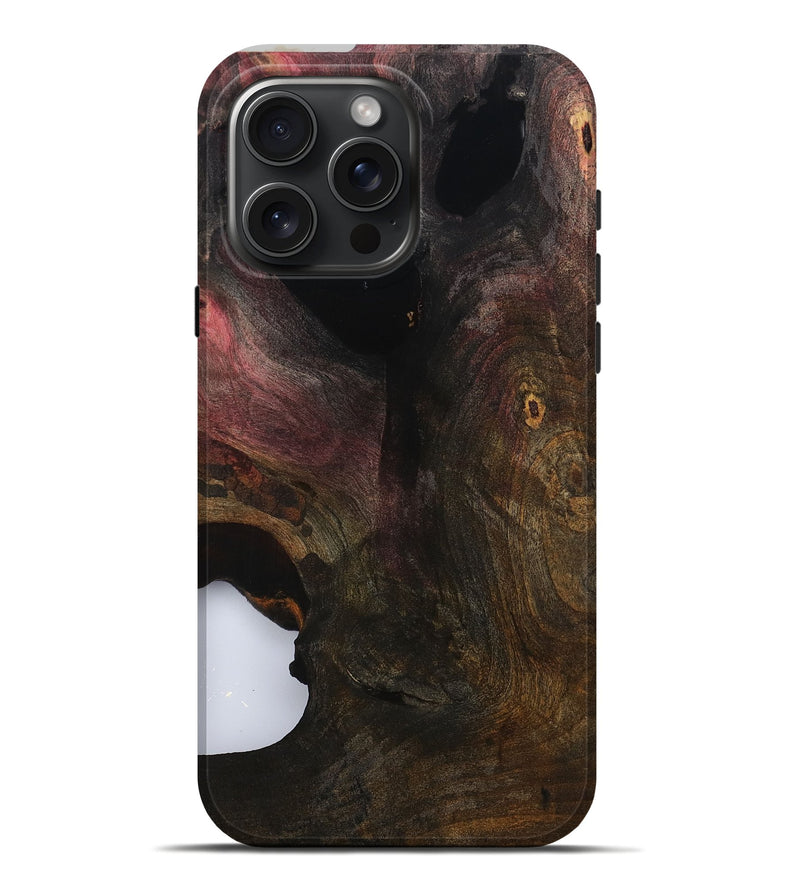 iPhone 16 Pro Max Wood Live Edge Phone Case - Kami (Wood Burl, 799729)