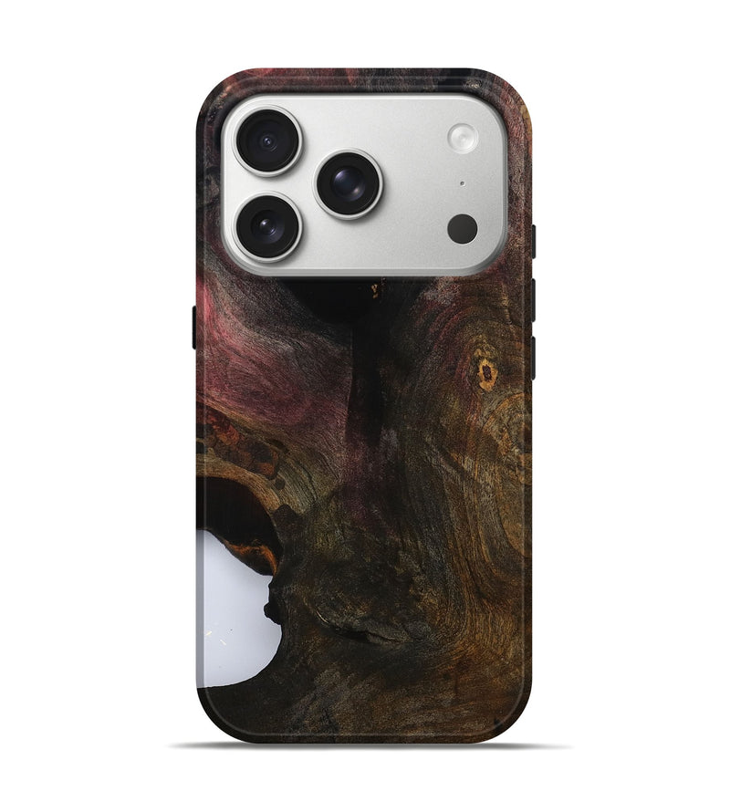 iPhone 17 Pro Wood Live Edge Phone Case - Kami (Wood Burl, 799729)