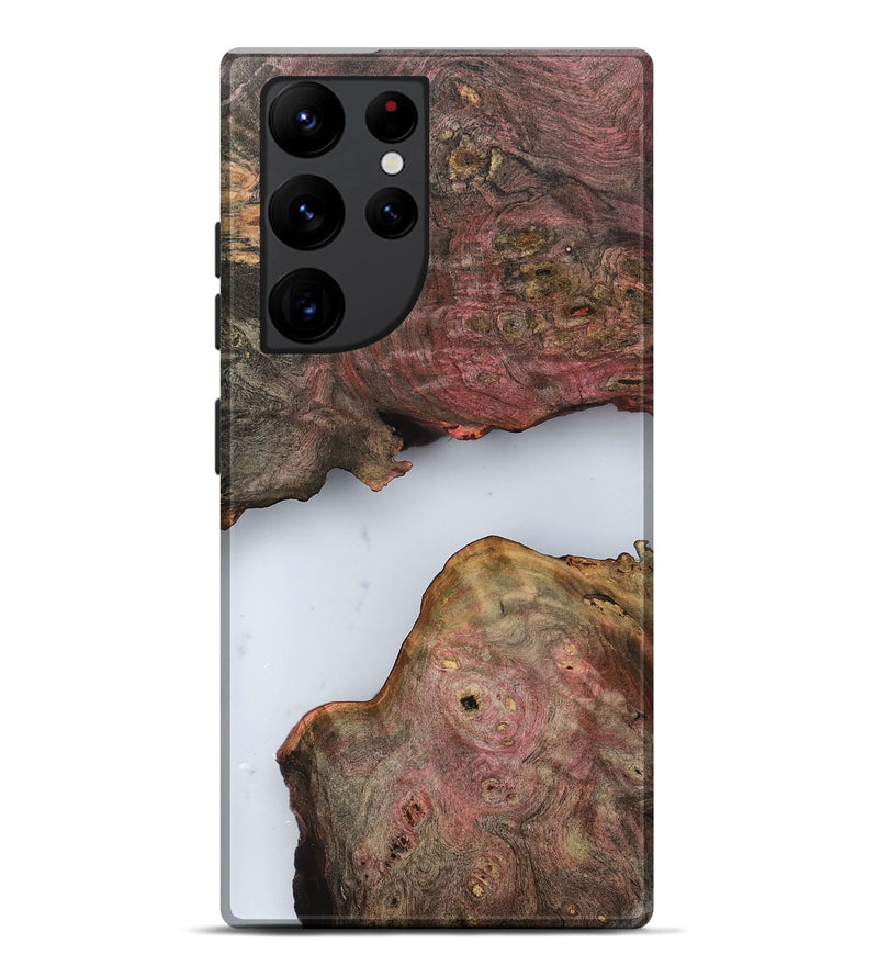 Galaxy S22 Ultra Wood Live Edge Phone Case - Pennie (Clear, 799730)