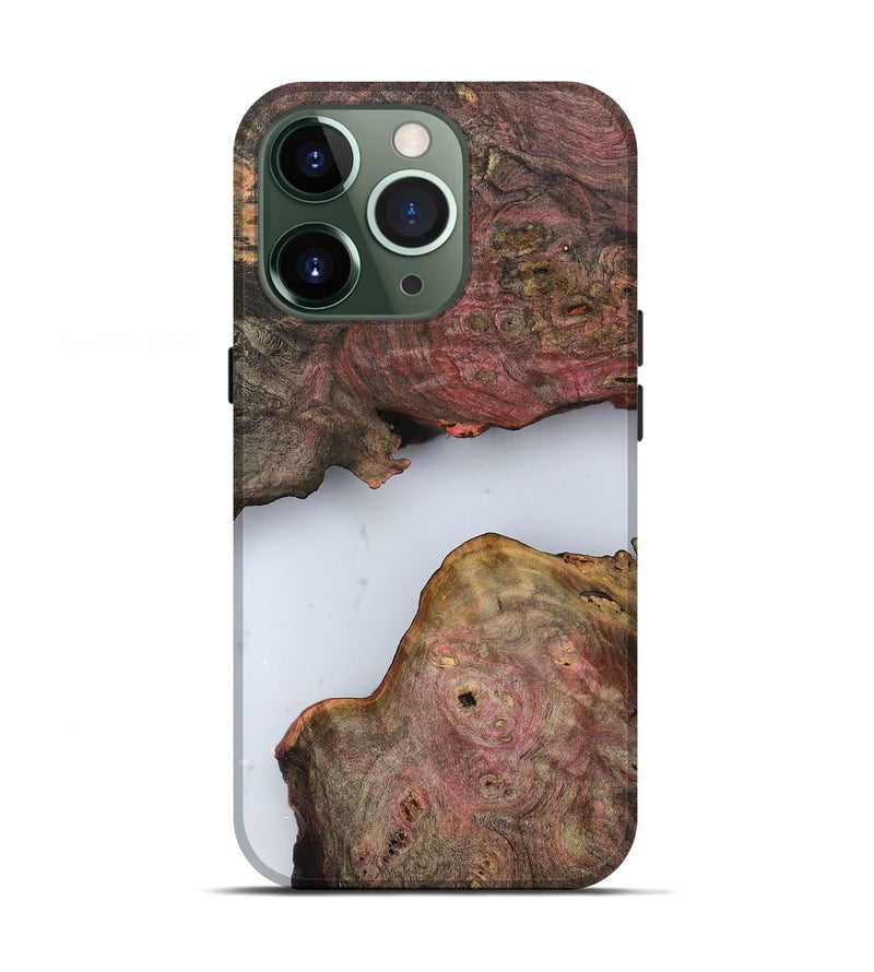 iPhone 13 Pro Wood Live Edge Phone Case - Pennie (Clear, 799730)
