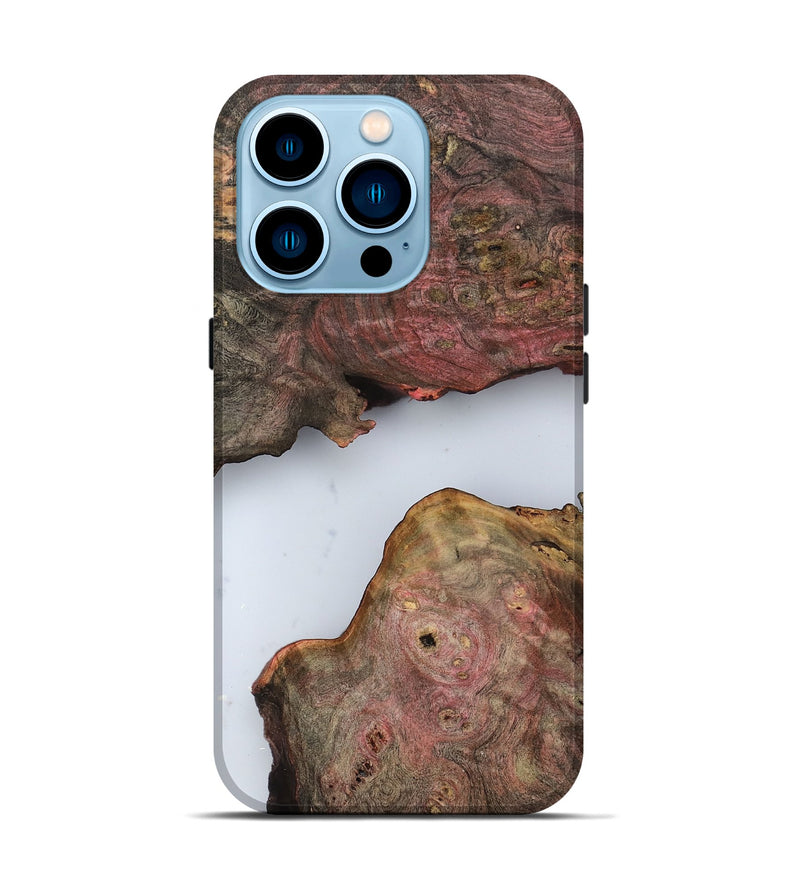 iPhone 14 Pro Wood Live Edge Phone Case - Pennie (Clear, 799730)