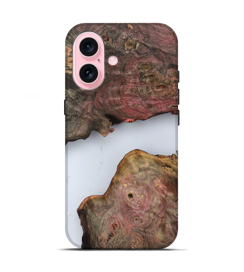 iPhone 17 Wood Live Edge Phone Case - Pennie (Clear, 799730)