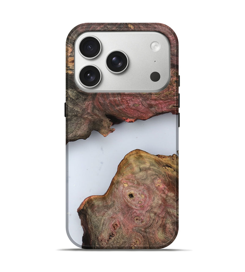 iPhone 17 Pro Wood Live Edge Phone Case - Pennie (Clear, 799730)