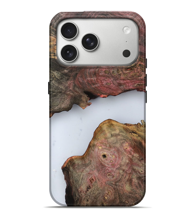 iPhone 17 Pro Max Wood Live Edge Phone Case - Pennie (Clear, 799730)