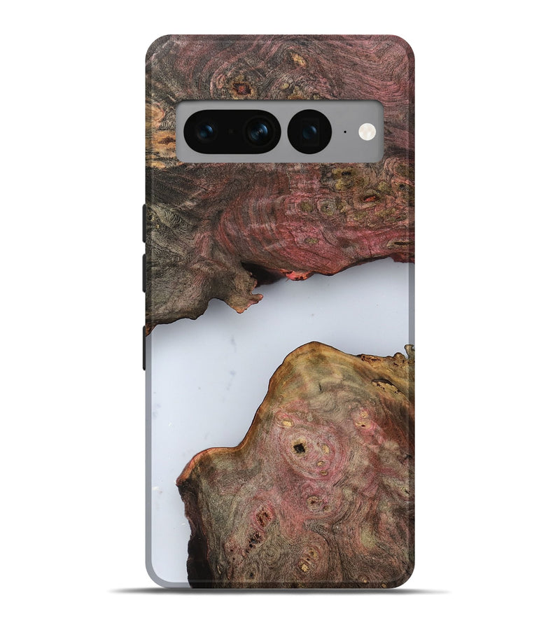 Pixel 7 Pro Wood Live Edge Phone Case - Pennie (Clear, 799730)