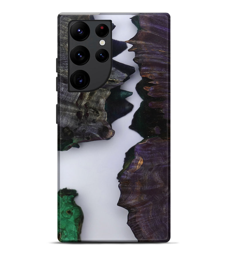 Galaxy S22 Ultra Wood Live Edge Phone Case - Jeromy (Clear, 799731)