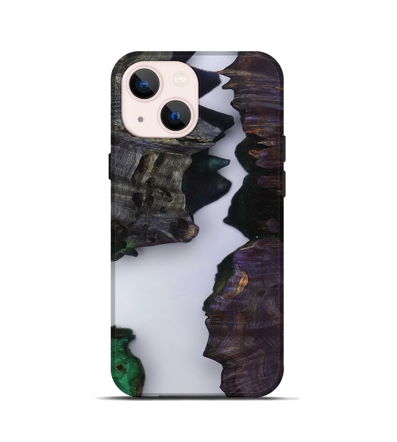 iPhone 13 mini Wood Live Edge Phone Case - Jeromy (Clear, 799731)