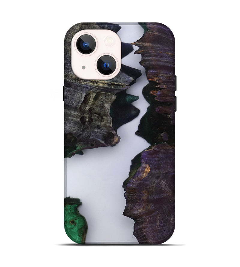 iPhone 14 Wood Live Edge Phone Case - Jeromy (Clear, 799731)