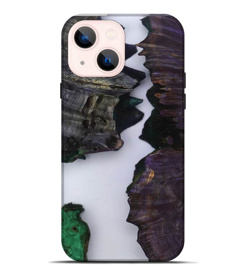 iPhone 14 Plus Wood Live Edge Phone Case - Jeromy (Clear, 799731)