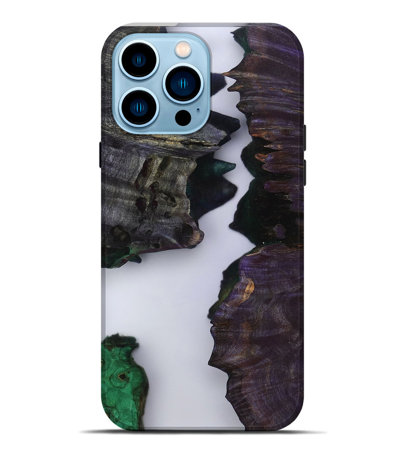 iPhone 14 Pro Max Wood Live Edge Phone Case - Jeromy (Clear, 799731)