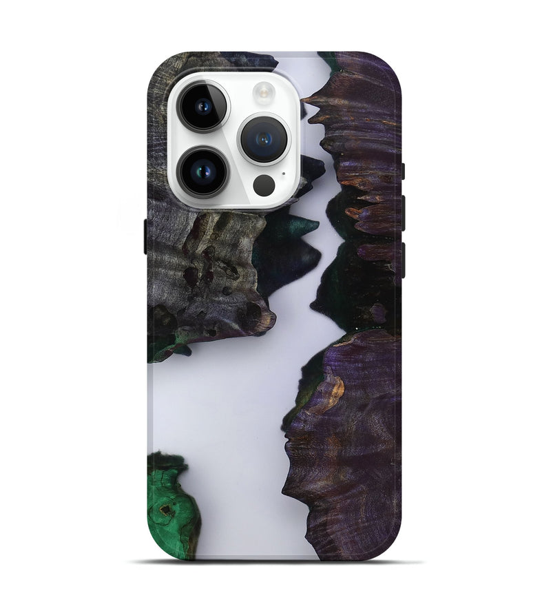 iPhone 15 Pro Wood Live Edge Phone Case - Jeromy (Clear, 799731)