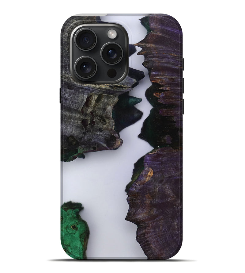 iPhone 16 Pro Max Wood Live Edge Phone Case - Jeromy (Clear, 799731)