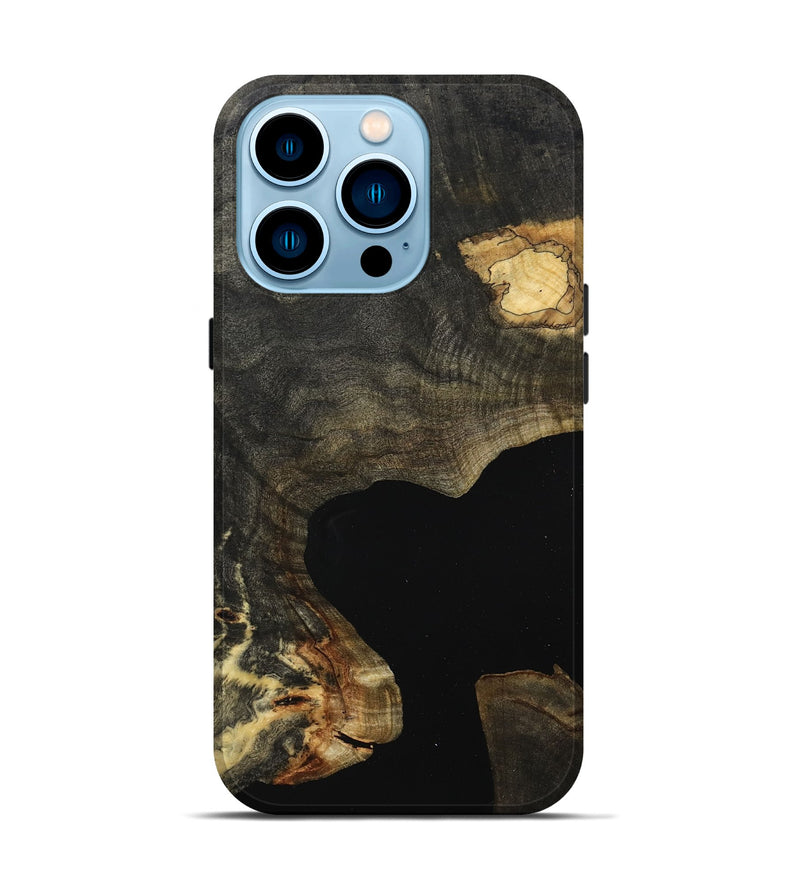 iPhone 14 Pro Wood Live Edge Phone Case - Alberto (Wood Burl, 799732)
