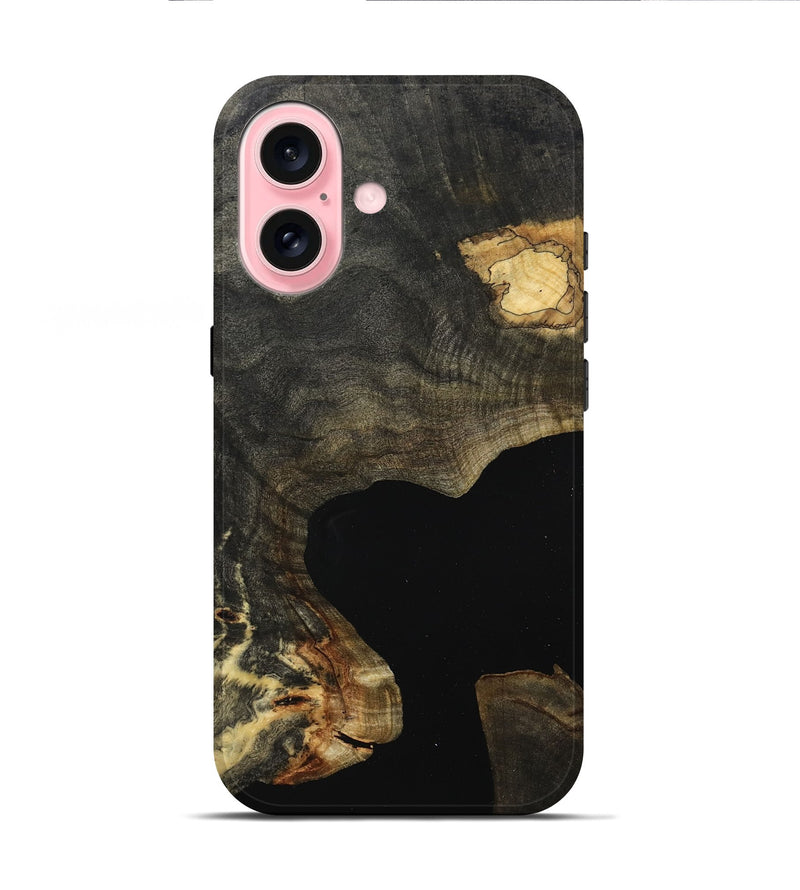 iPhone 16 Wood Live Edge Phone Case - Alberto (Wood Burl, 799732)