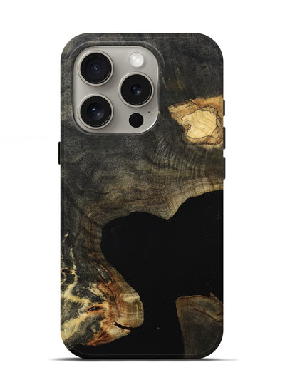 iPhone 16 Pro Wood Live Edge Phone Case - Alberto (Wood Burl, 799732)