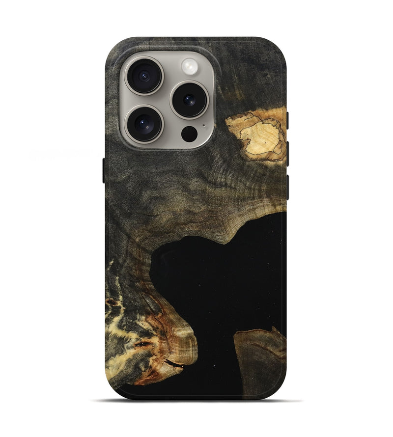 iPhone 16 Pro Wood Live Edge Phone Case - Alberto (Wood Burl, 799732)