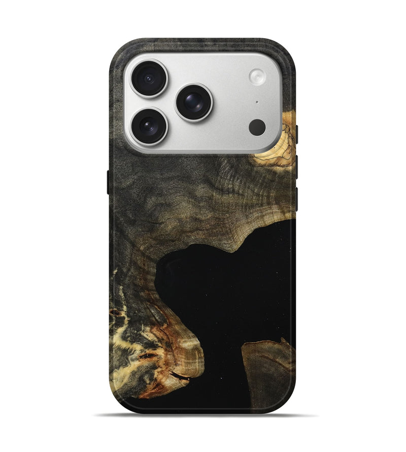 iPhone 17 Pro Wood Live Edge Phone Case - Alberto (Wood Burl, 799732)