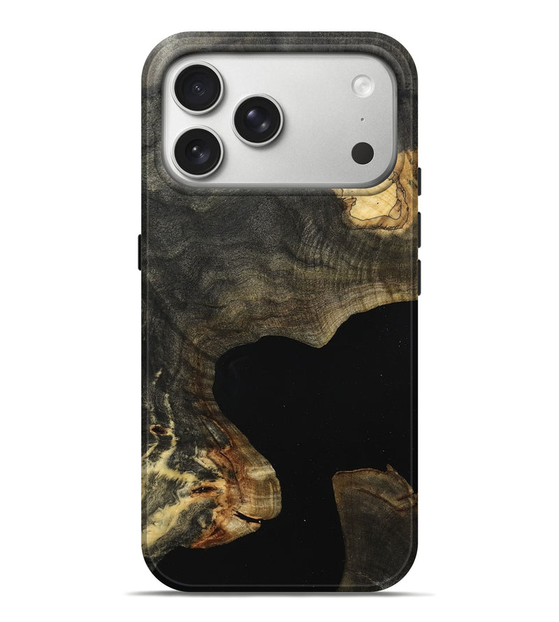 iPhone 17 Pro Max Wood Live Edge Phone Case - Alberto (Wood Burl, 799732)