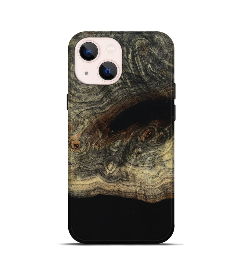 iPhone 13 mini Wood Live Edge Phone Case - Leisa (Wood Burl, 799733)
