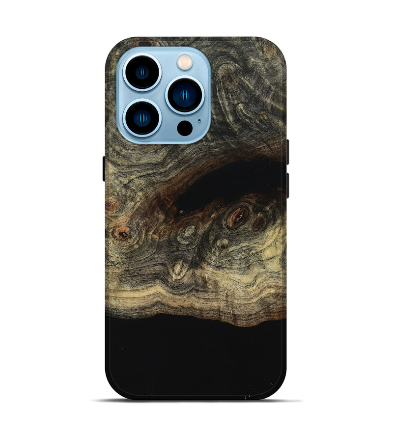 iPhone 14 Pro Wood Live Edge Phone Case - Leisa (Wood Burl, 799733)