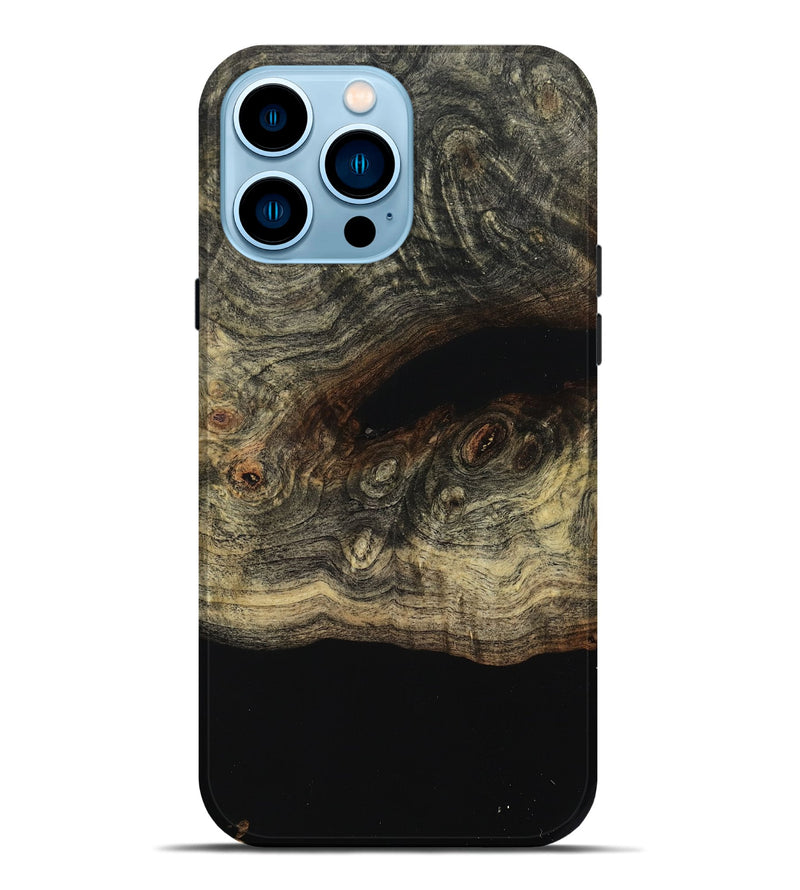 iPhone 14 Pro Max Wood Live Edge Phone Case - Leisa (Wood Burl, 799733)