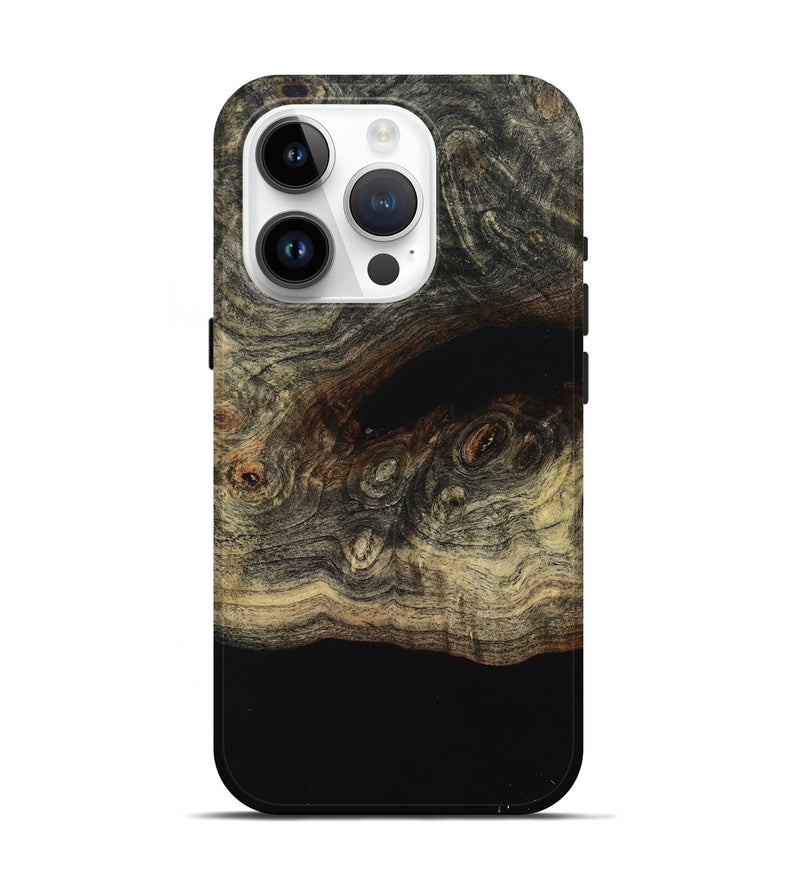 iPhone 15 Pro Wood Live Edge Phone Case - Leisa (Wood Burl, 799733)