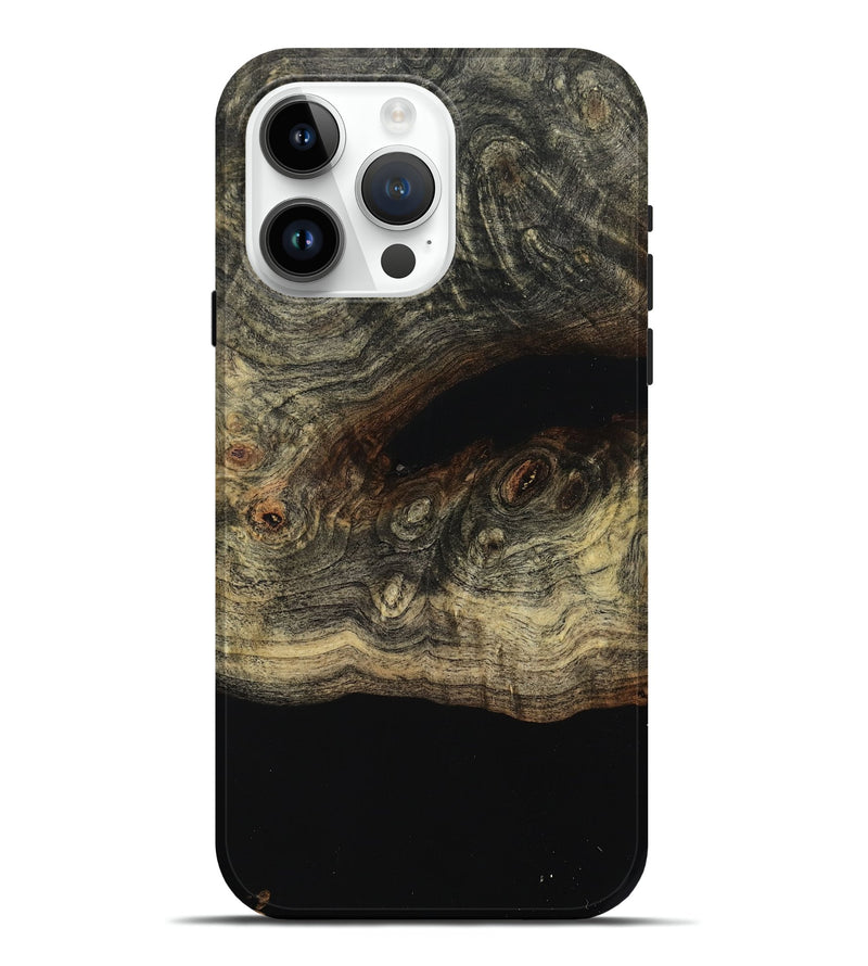 iPhone 15 Pro Max Wood Live Edge Phone Case - Leisa (Wood Burl, 799733)