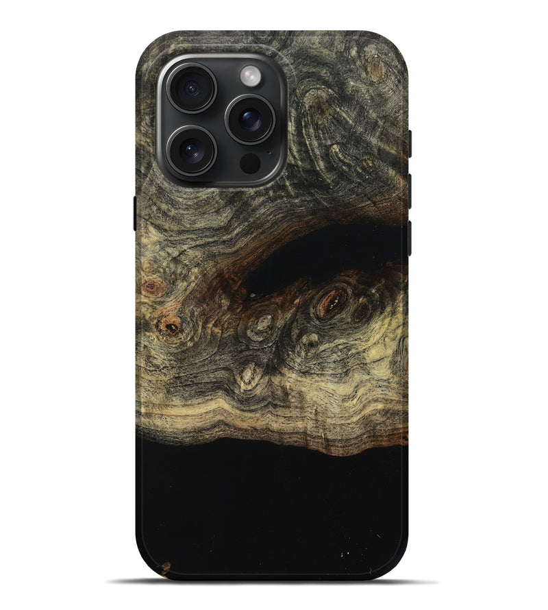 iPhone 16 Pro Max Wood Live Edge Phone Case - Leisa (Wood Burl, 799733)