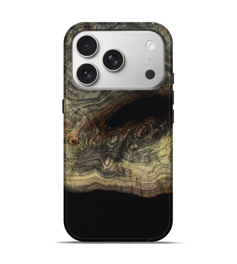 iPhone 17 Pro Wood Live Edge Phone Case - Leisa (Wood Burl, 799733)
