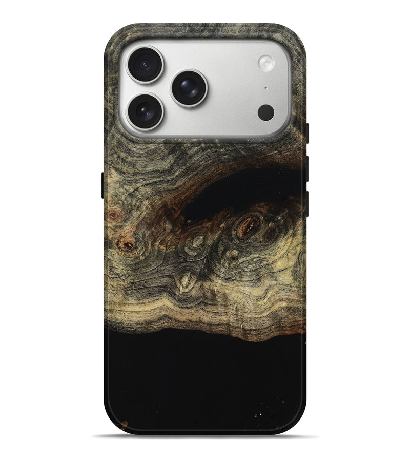 iPhone 17 Pro Max Wood Live Edge Phone Case - Leisa (Wood Burl, 799733)