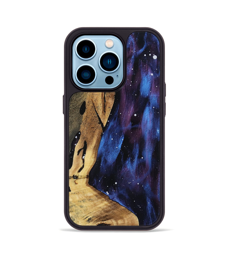 iPhone 14 Pro Wood Phone Case - Mindi (Cosmos, 799737)