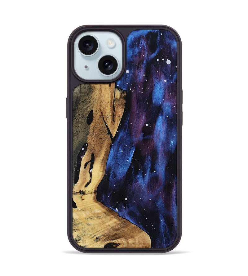iPhone 15 Wood Phone Case - Mindi (Cosmos, 799737)