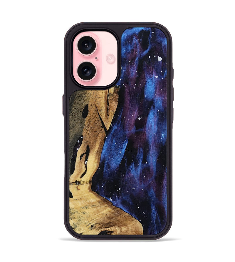 iPhone 16 Wood Phone Case - Mindi (Cosmos, 799737)