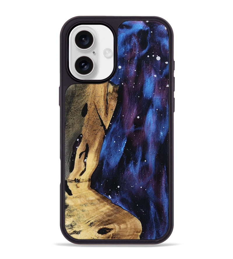 iPhone 16 Plus Wood Phone Case - Mindi (Cosmos, 799737)