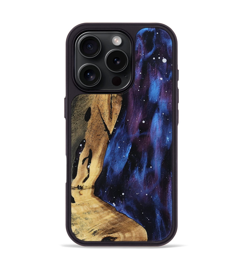 iPhone 16 Pro Wood Phone Case - Mindi (Cosmos, 799737)