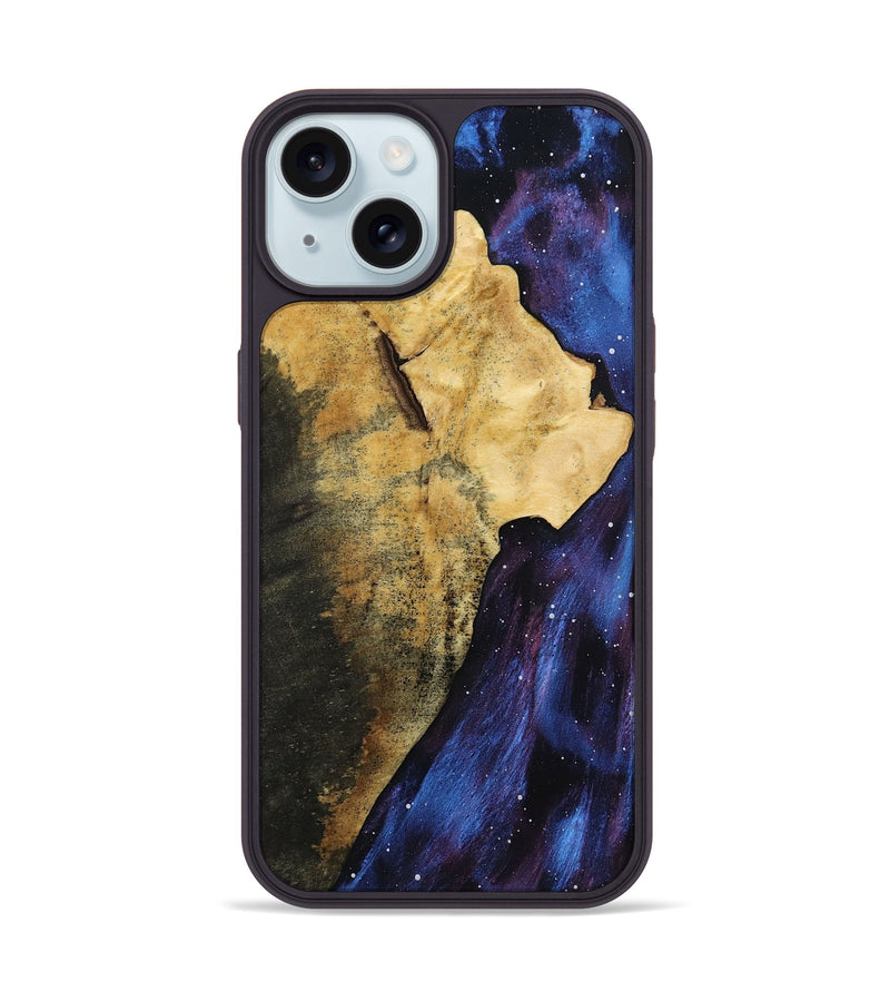 iPhone 15 Wood Phone Case - Damaris (Cosmos, 799738)