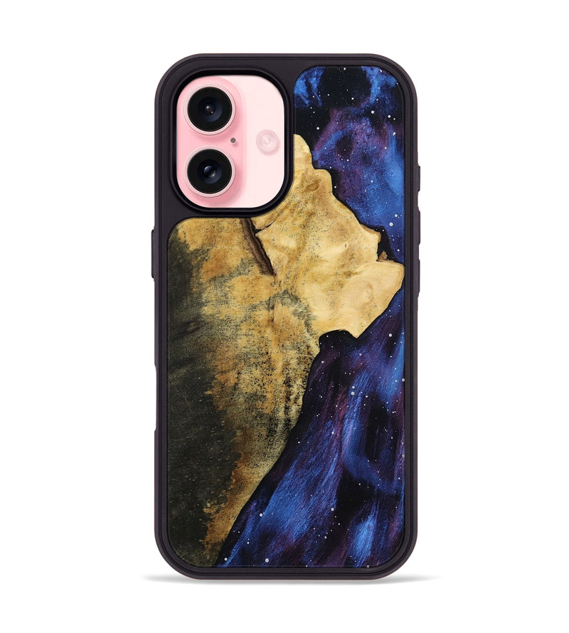 iPhone 16 Wood Phone Case - Damaris (Cosmos, 799738)