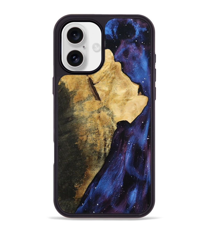 iPhone 16 Plus Wood Phone Case - Damaris (Cosmos, 799738)