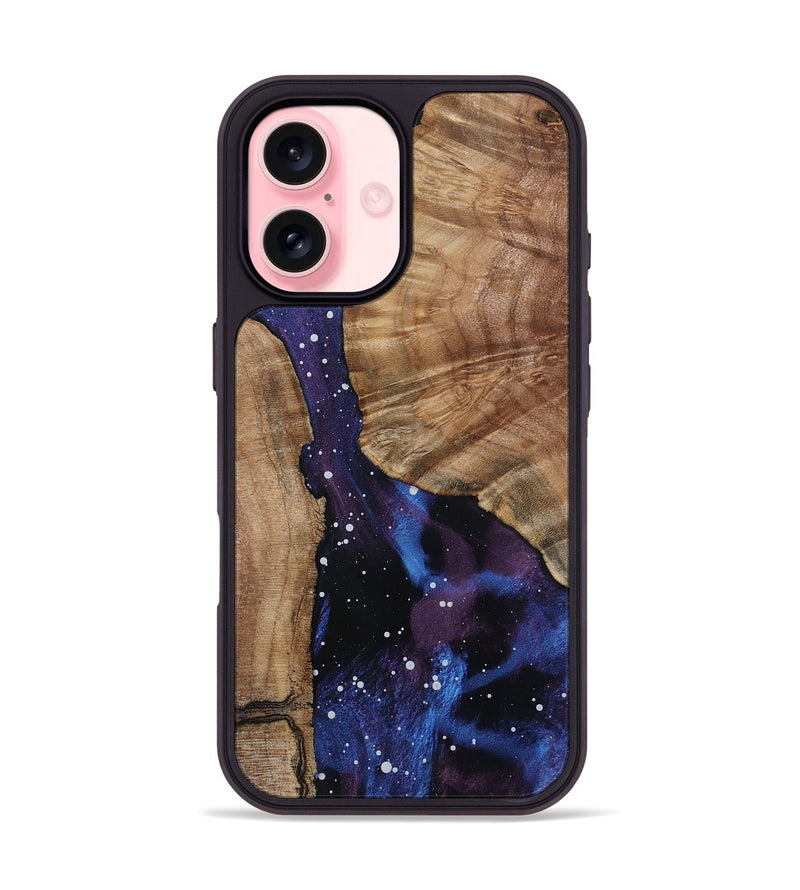iPhone 16 Wood Phone Case - Catrina (Cosmos, 799739)