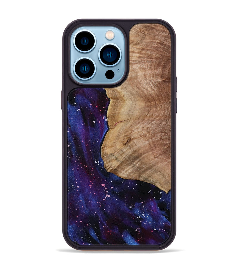 iPhone 14 Pro Max Wood Phone Case - Kahlil (Cosmos, 799740)