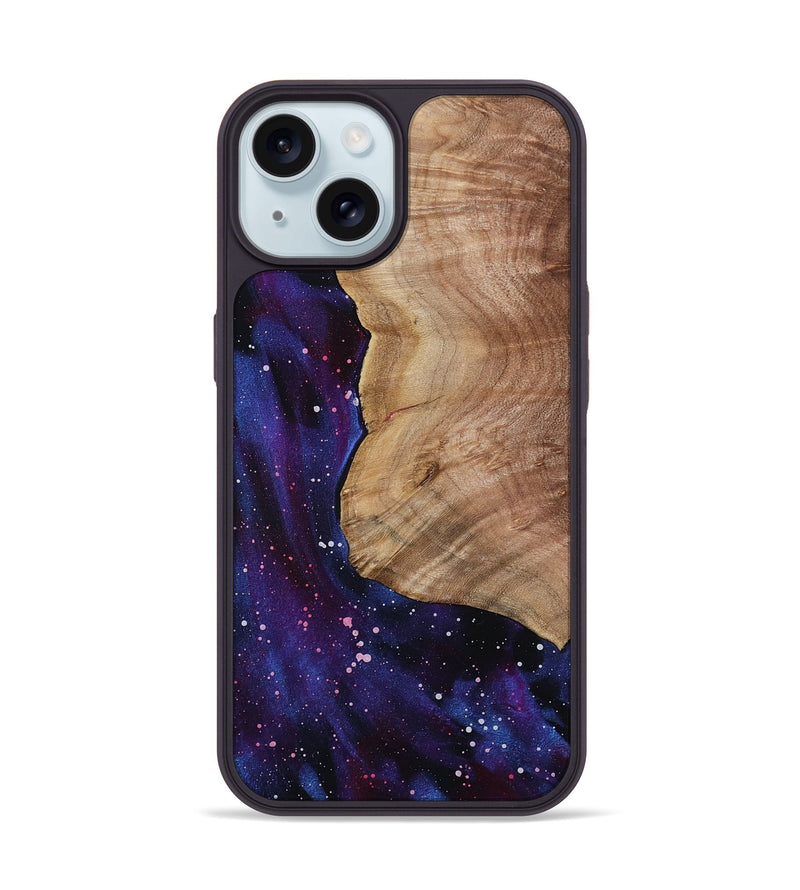 iPhone 15 Wood Phone Case - Kahlil (Cosmos, 799740)