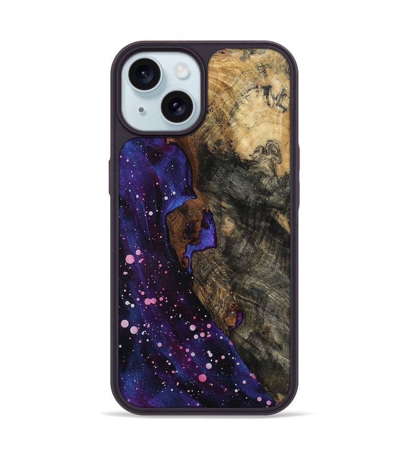 iPhone 15 Wood Phone Case - Roger (Cosmos, 799741)