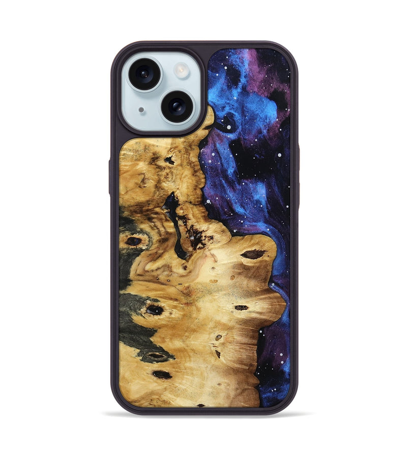 iPhone 15 Wood Phone Case - Octavio (Cosmos, 799742)