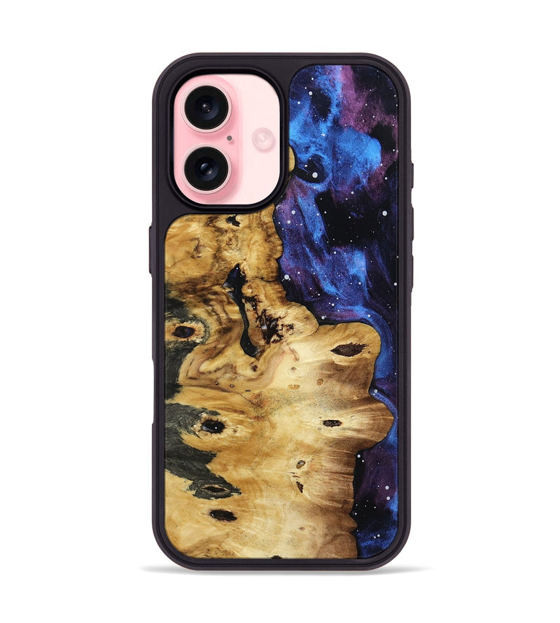 iPhone 16 Wood Phone Case - Octavio (Cosmos, 799742)