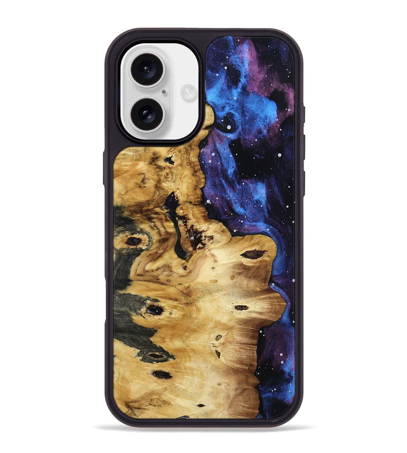 iPhone 16 Plus Wood Phone Case - Octavio (Cosmos, 799742)