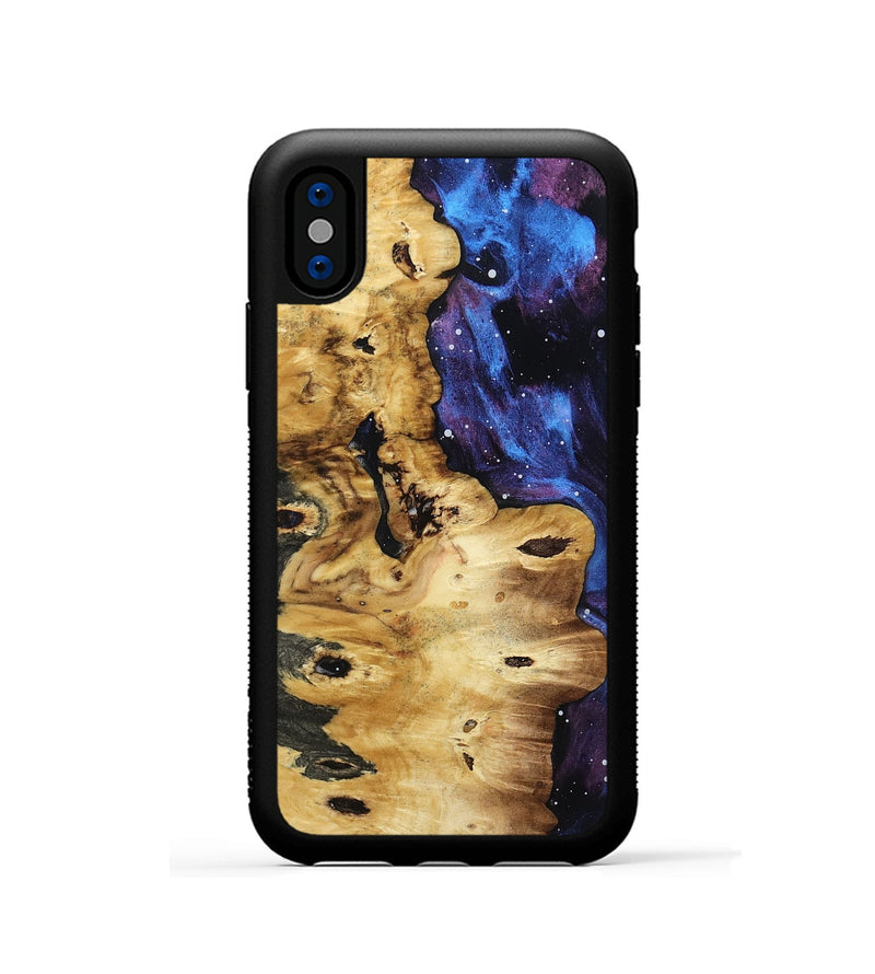 iPhone Xs Wood Phone Case - Octavio (Cosmos, 799742)