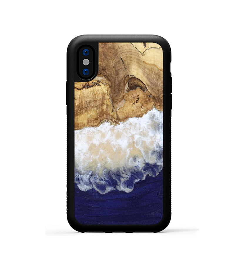 iPhone Xs Wood Phone Case - Ayra (Coastal, 799745)