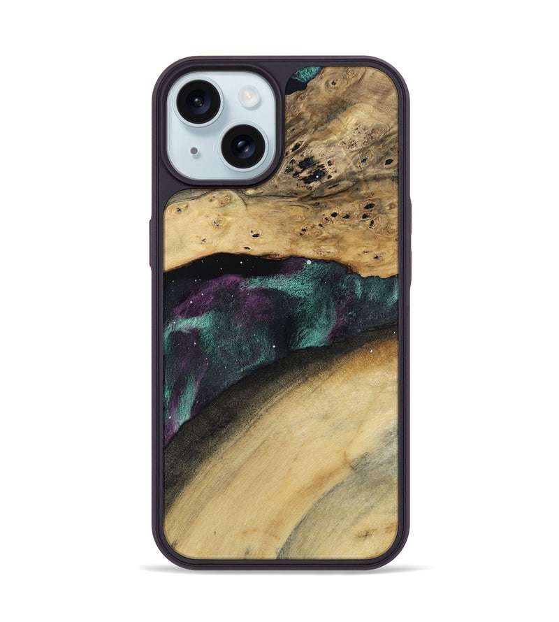 iPhone 15 Wood Phone Case - Louise (Cosmos, 799756)