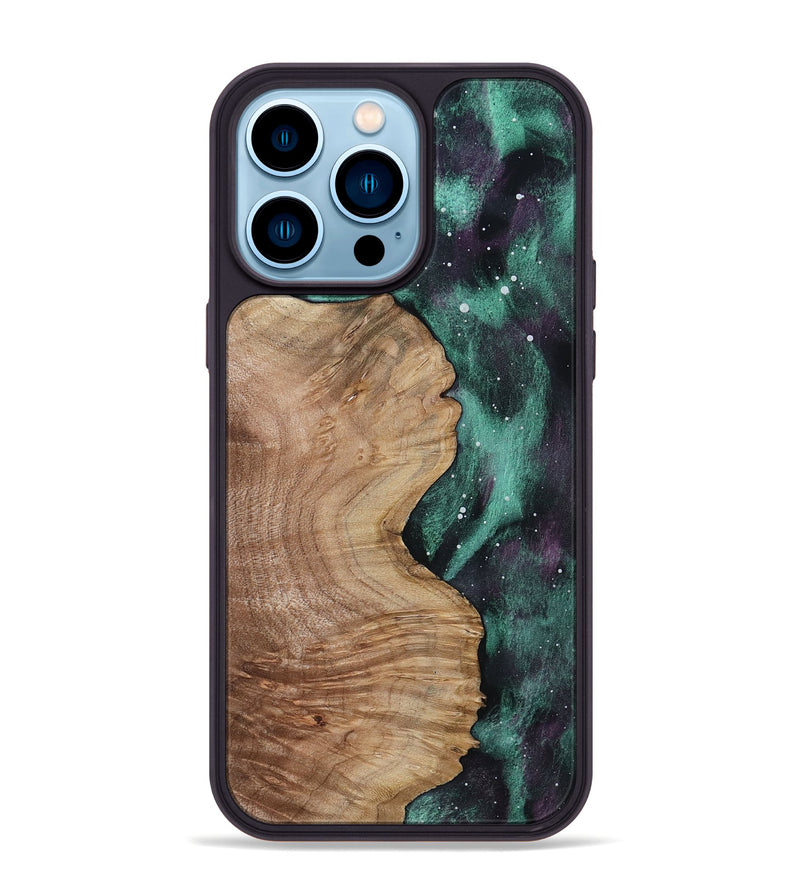 iPhone 14 Pro Max Wood Phone Case - Stefan (Cosmos, 799758)