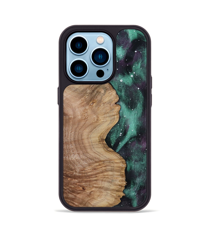 iPhone 14 Pro Wood Phone Case - Stefan (Cosmos, 799758)